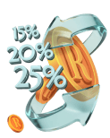 Do 25% Tylko dla nowych graczy